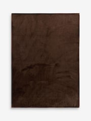 Brown Plush Fleece Throw - Image 5 of 6