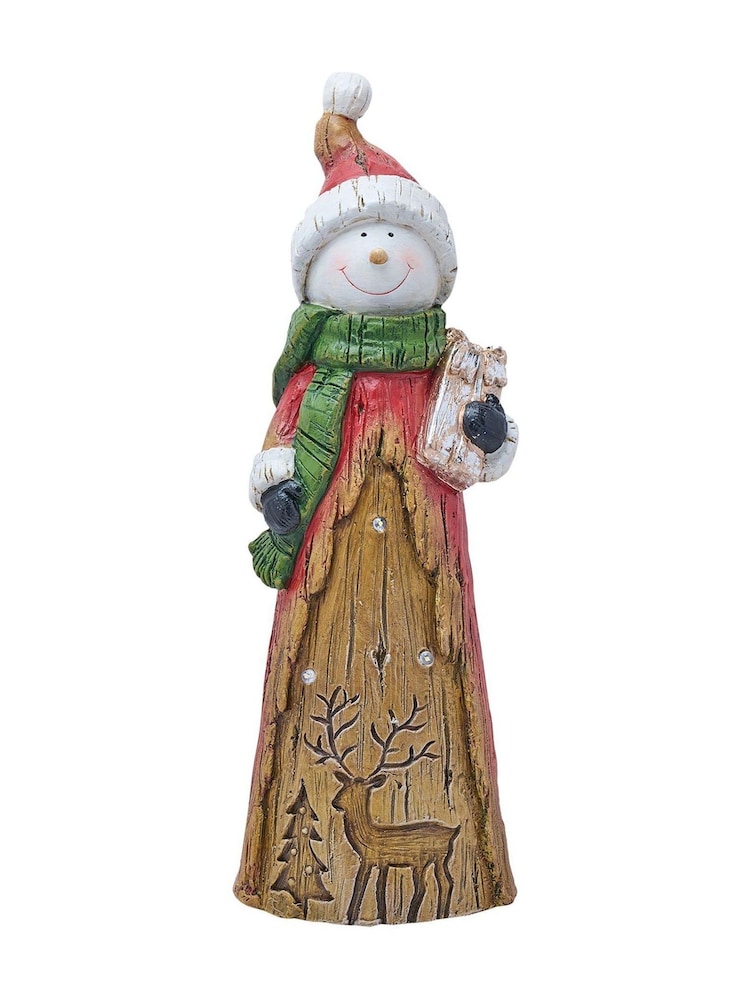 Widdop Brown LED Christmas Snowman with Lights - Image 5 of 5