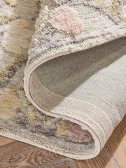 Multi Floral Tile Rug - Image 4 of 5