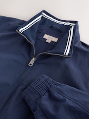 Navy Funnel Neck Zip Through Jacket - Image 10 of 11