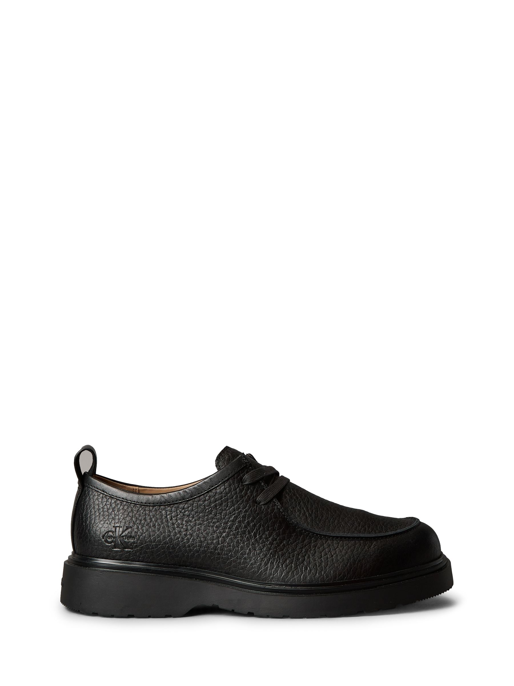 Calvin Klein Black Canvas Derby Shoes with Tan Welt Amazon.com | Calvin Klein® Adeso 2 Shoes for Men – Textile  main image 3