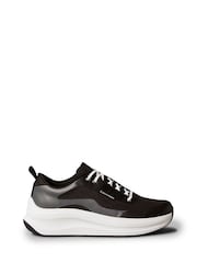 Calvin Klein Black Emblem Logo Chunky Runner Trainers - Image 1 of 6