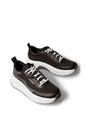 Calvin Klein Black Emblem Logo Chunky Runner Trainers - Image 2 of 6