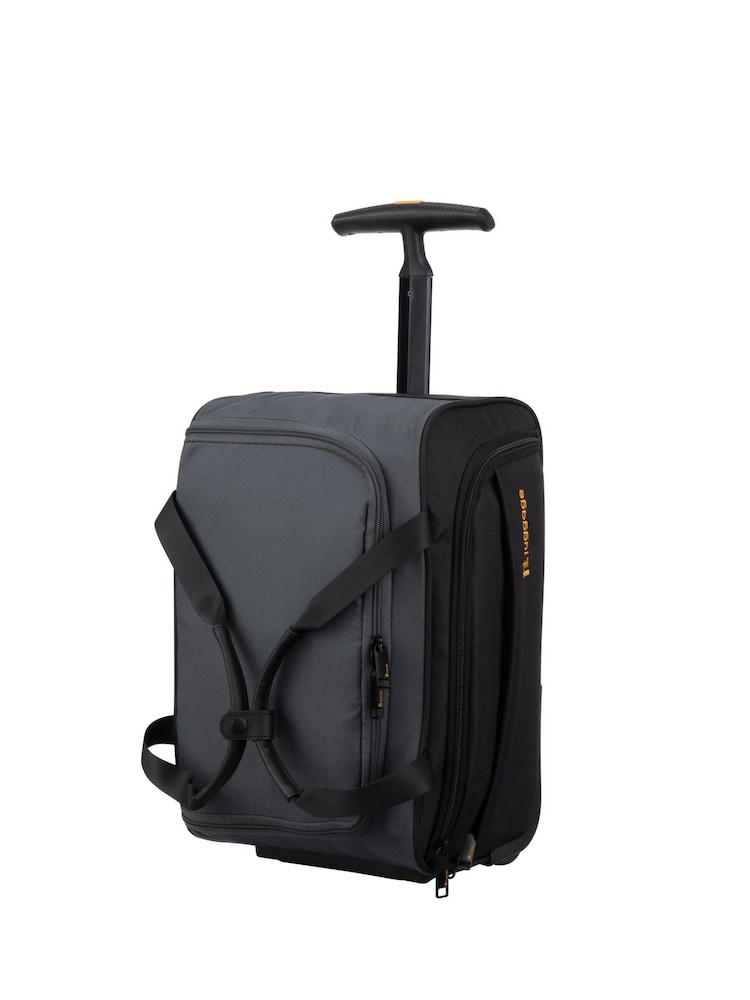 IT Luggage Black Duo-Tone Trolley Bag - Image 1 of 6 IT Luggage Black Duo-Tone Trolley Bag - Image 1 of 6
