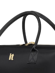 IT Luggage Black Charmer Holdall Bag - Image 8 of 8