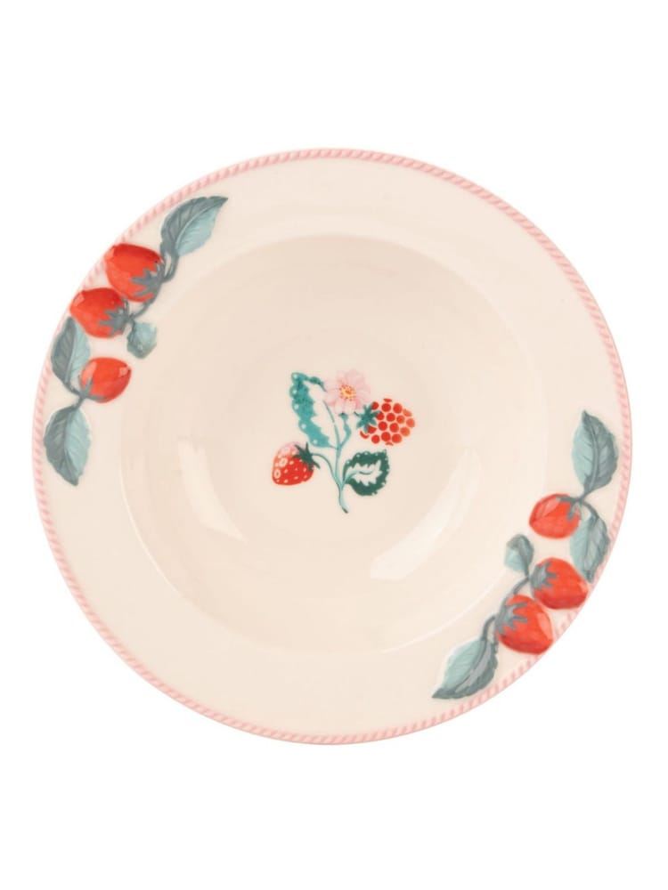 Cath Kidston Pink Raspberry Ceramic Serving Bowl - Image 1 of 4 Cath Kidston Pink Raspberry Ceramic Serving Bowl - Image 1 of 4