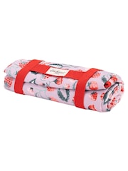 Cath Kidston Pink Raspberry Picnic Blanket - Image 1 of 5