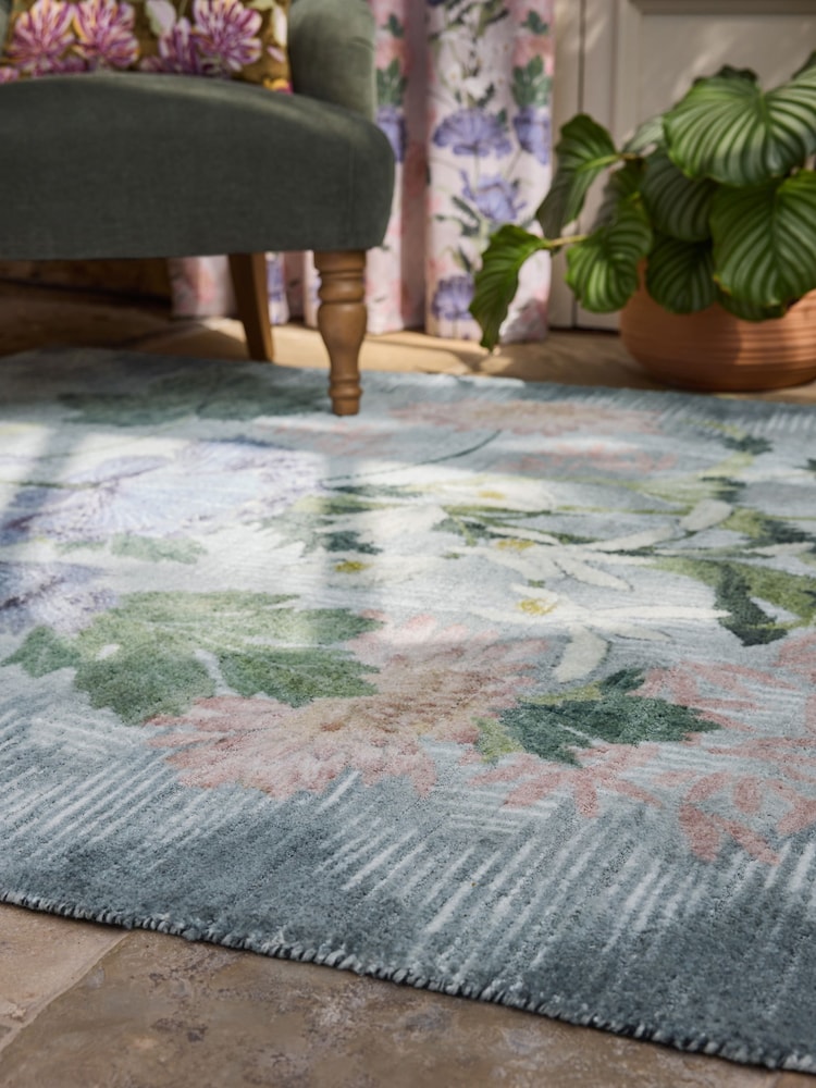 Multi Kew Collection Floral Rug - Image 2 of 4 Multi Kew Collection Floral Rug - Image 2 of 4