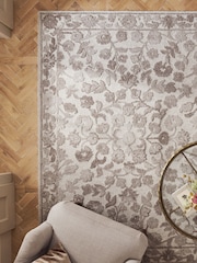 Natural Country Floral Rug - Image 1 of 5