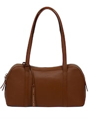Pure Luxuries London 'Cleo' Leather Evening Brown Handbag - Imagen 1 de 3
