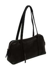 Pure Luxuries London 'Cleo' Leather Evening Black Handbag - Image 2 of 8