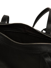 Pure Luxuries London 'Cleo' Leather Evening Black Handbag - Image 5 of 8