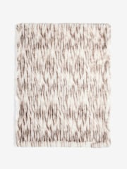 Faux Fur Tiger Print Throw - Bild 6 von 7