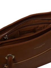 Pure Luxuries London 'Noko' Leather Brown Handbag - Imagen 8 de 8