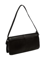Pure Luxuries London 'Sabina' Leather Black Grab Bag - Image 2 of 8