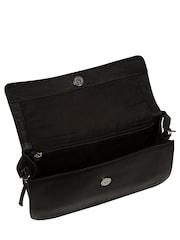 Pure Luxuries London 'Sabina' Leather Black Grab Bag - Image 4 of 8