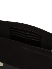 Pure Luxuries London 'Sabina' Leather Black Grab Bag - Image 5 of 8