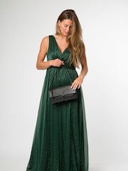 Pure Luxuries London 'Sabina' Leather Black Grab Bag - Image 6 of 8