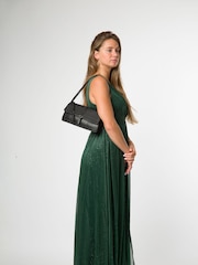 Pure Luxuries London 'Sabina' Leather Black Grab Bag - Image 8 of 8