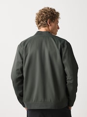 Green Regular Fit Smart Bomber Jacket - Image 3 of 10