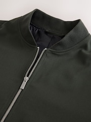 Green Regular Fit Smart Bomber Jacket - Image 7 of 10