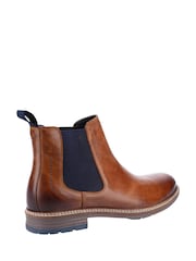 Hush Puppies Brown Justin Chelsea Boots - Image 3 of 6