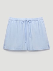 Hush Blue Ernie Gathered Linen Beach Shorts - Image 5 of 5