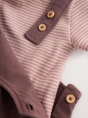 Brown Bear Jersey Dungarees and Bodysuit Baby Set (0mths-2yrs) - Image 9 of 13