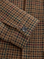 Brown N. Premium Dogtooth Chore Jacket with Wool - Image 11 of 13