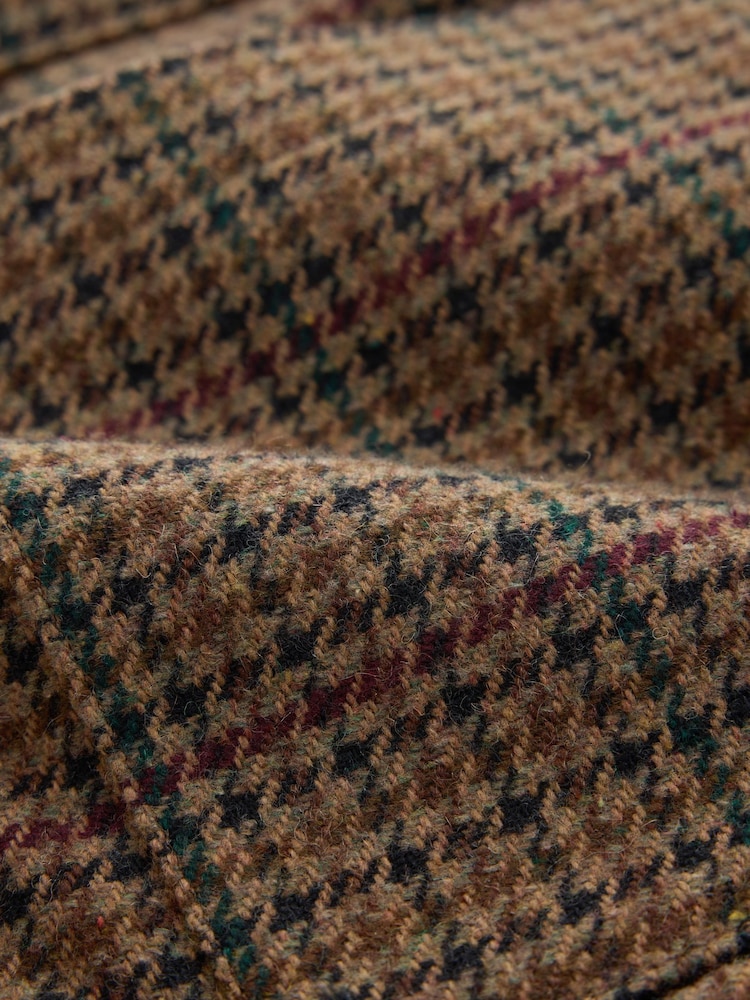 Brown N. Premium Dogtooth Chore Jacket with Wool - Image 13 of 13