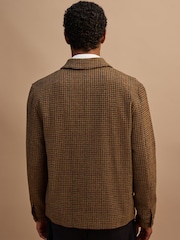 Brown N. Premium Dogtooth Chore Jacket with Wool - Image 4 of 13