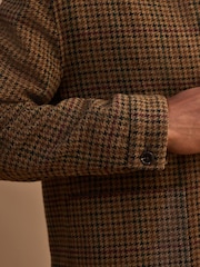 Brown N. Premium Dogtooth Chore Jacket with Wool - Image 6 of 13