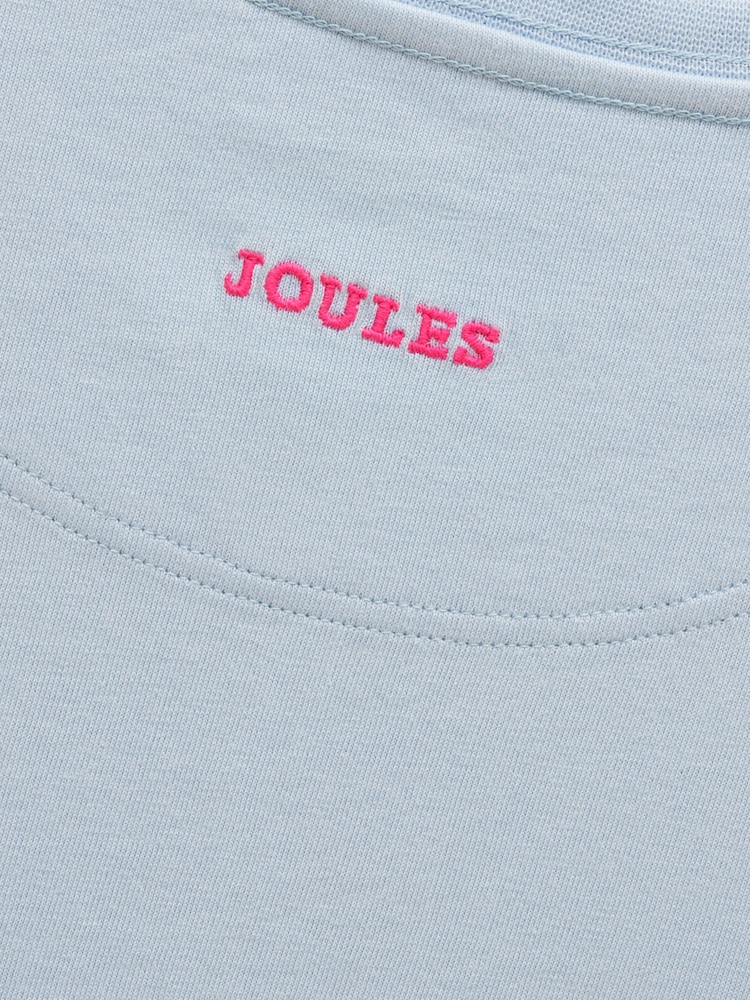 Joules Girls' Ava Blue Applique Long Sleeve Top - Image 4 of 4 Joules Girls' Ava Blue Applique Long Sleeve Top - Image 4 of 4