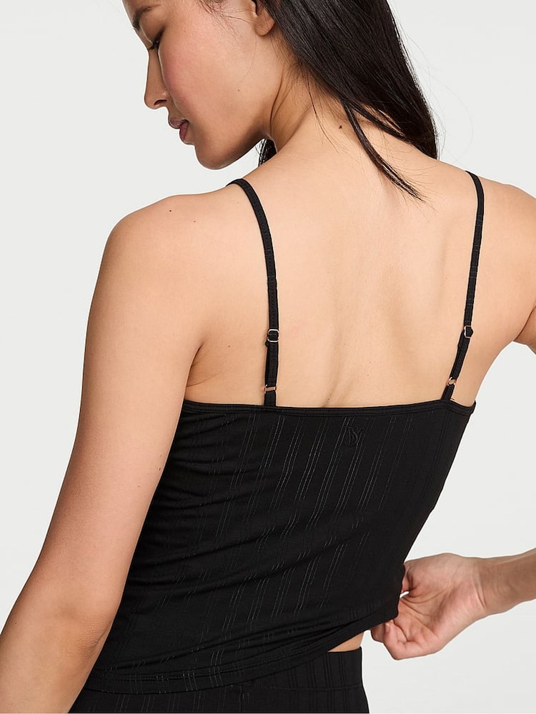 Victoria's Secret Black Modal Ultra Fine Cami Top - Image 2 of 2