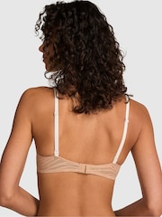 Victoria's Secret Pink Praline Nude Push Up Zebra Lace Bra - Image 2 of 2