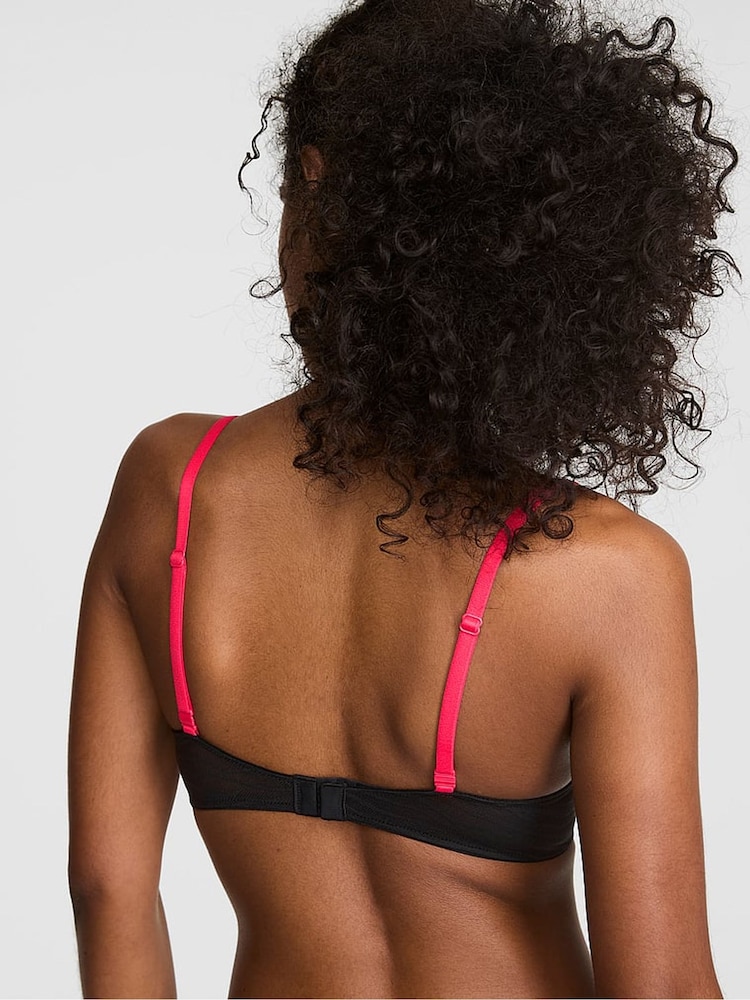 Victoria's Secret Pink Black Zebra Lace Bra - Image 2 of 2