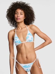 Victoria's Secret Pink Capri Blue Toile Print Reversible Bikini Bottom - Image 2 of 2