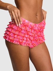 Victoria's Secret Pink Pink Hibiscus Bloomer Mesh Knickers - Image 1 of 2
