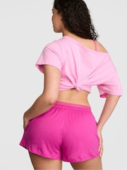 Victoria's Secret Pink Violet Purple Stripes Jersey Short Pyjama Bottoms - Image 2 of 2