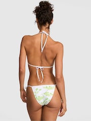 Victoria's Secret Pink Limesicle Green Toile Print Reversible Bikini Top - Image 2 of 2