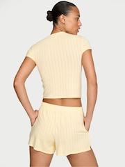 Victoria's Secret Sunny Honey Yellow Modal Ultra Fine Shorts - Image 2 of 2