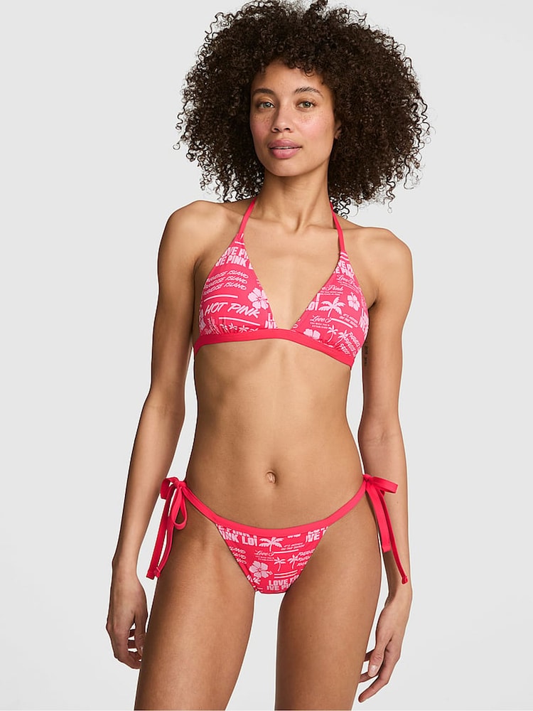 Victoria's Secret Pink Candy Pink Cheeky Bikini Bottoms - Image 1 of 2