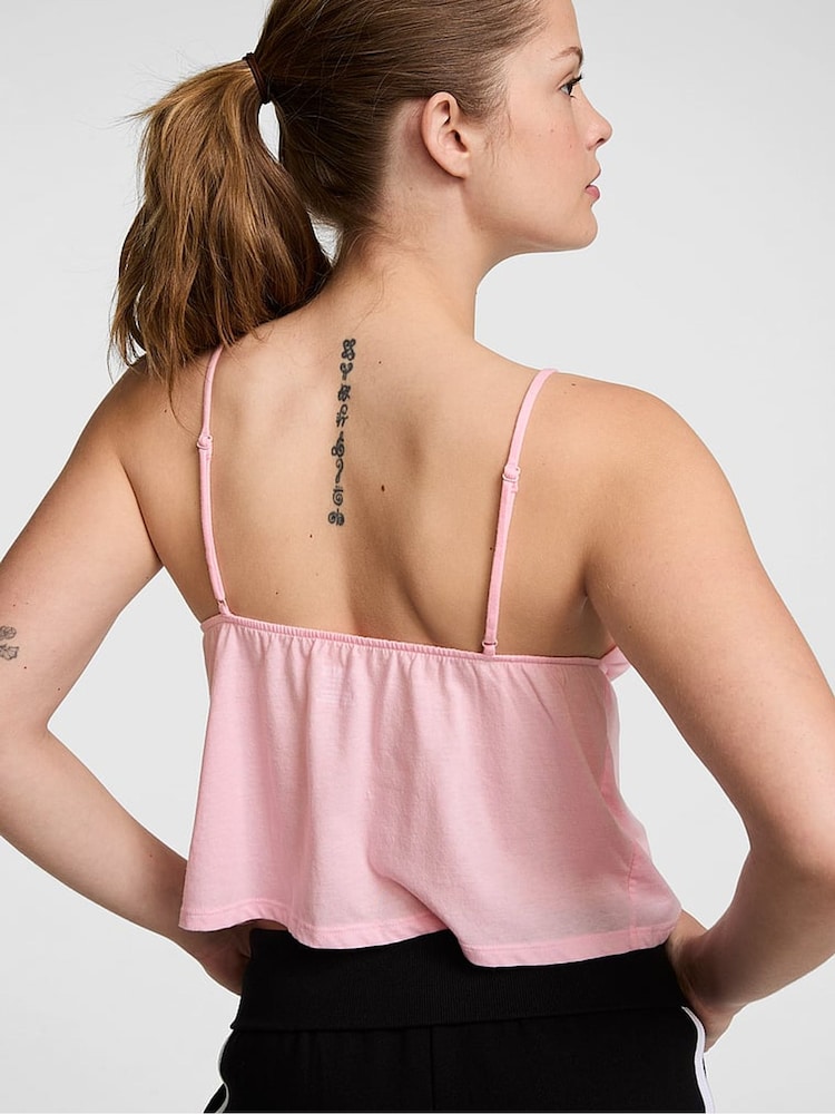 Victoria's Secret Pink Coconut Pink Babydoll Cami Top - Image 2 of 2 Victoria's Secret Pink Coconut Pink Babydoll Cami Top - Image 2 of 2