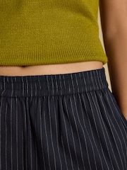 Joules Navy Stripe Pinstriped Pull On Trouser - Image 4 of 6