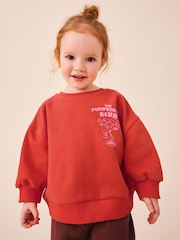 Orange Pumpkin Pie Club Crew Neck Sweatshirt (3mths-7yrs) - Image 2 of 8