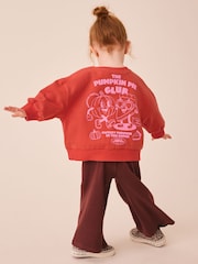 Orange Pumpkin Pie Club Crew Neck Sweatshirt (3mths-7yrs) - Image 3 of 8