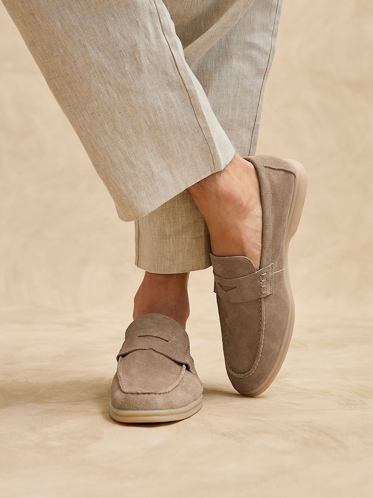 Linzi Natural Luciano Summer Penny Loafers - Image 1 of 6 Linzi Natural Luciano Summer Penny Loafers - Image 1 of 6