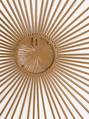 Gold Textured Metal Starburst Wall Art - Image 4 of 4