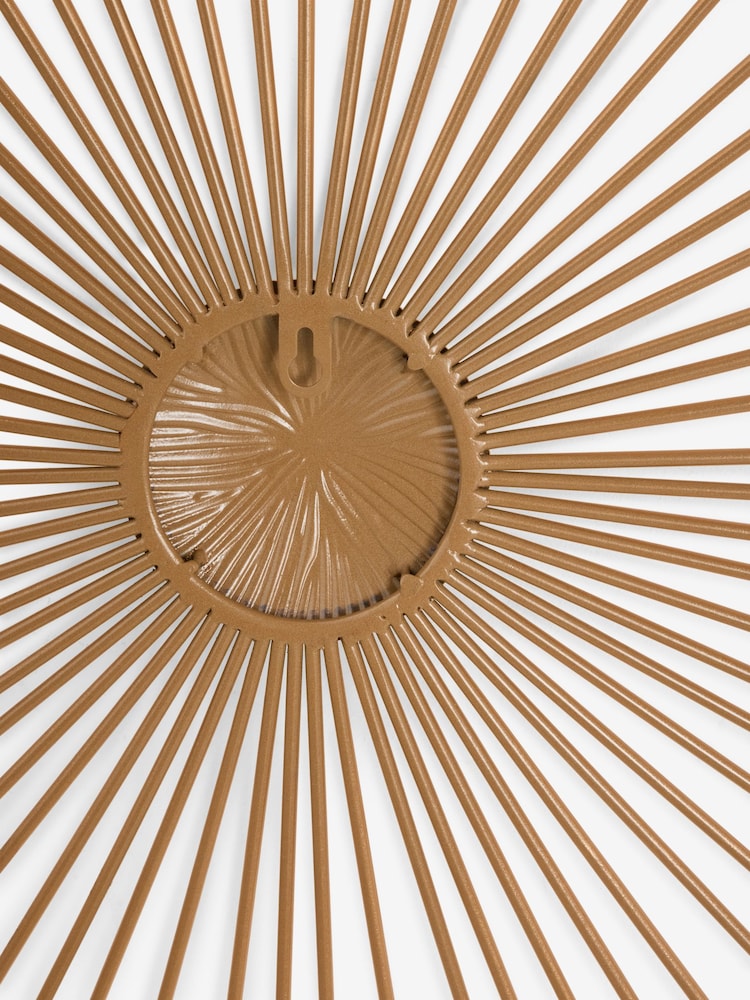 Gold Textured Metal Starburst Wall Art - Image 4 of 4