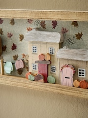 Ozdoby na zeď Wooden Home Is Calling Scene - Obrázek 3 z 5